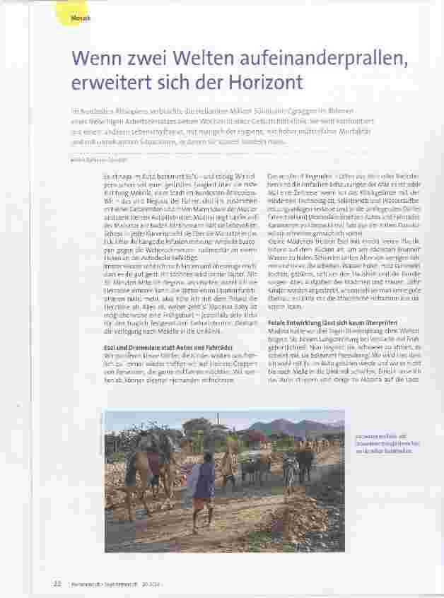 Vorschauseite 1: Wenn zwei Welten aufeinanderprallen, erweitert sich der Horizont