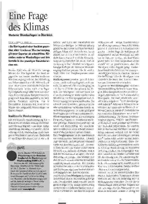 Vorschauseite 1: Eine Frage des Klimas