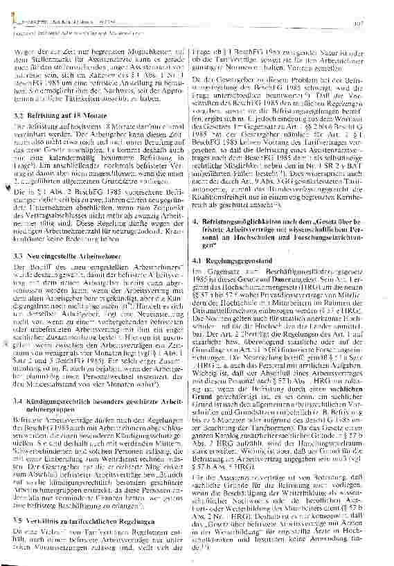 Vorschauseite 2: Befristete Arbeitsverträge mit Assistensärzten