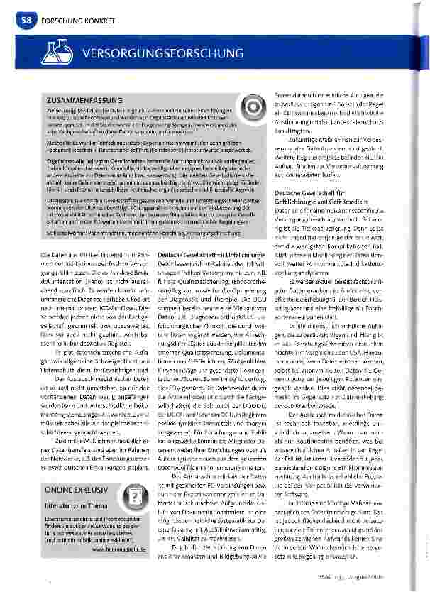 Vorschauseite 3: Patientendaten nutzen