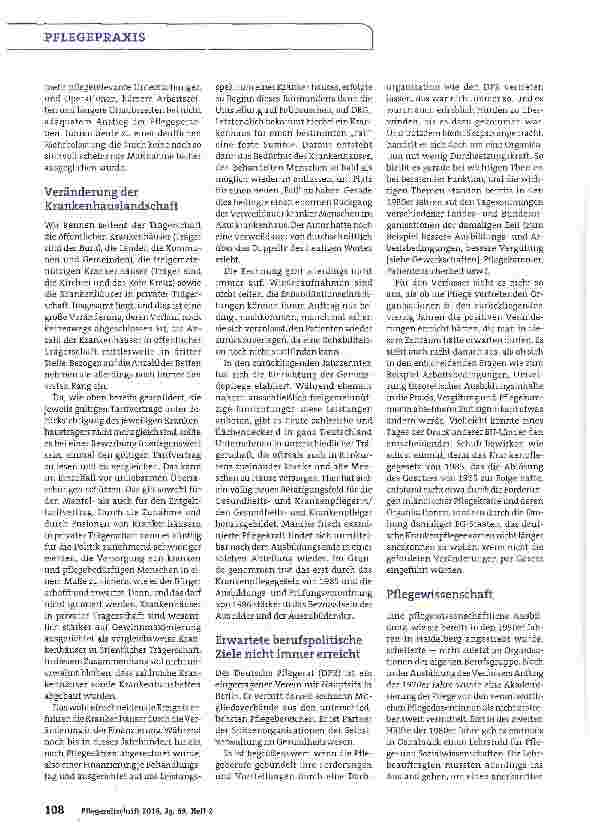 Vorschauseite 5: Vierzig Jahre in der Krankenpflege