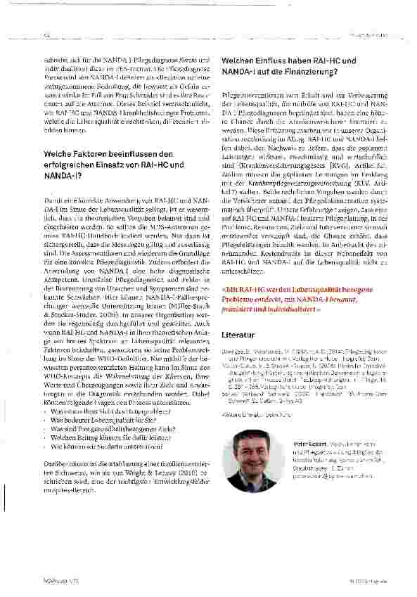 Vorschauseite 4: RAI-HC und NANDA-I zur Steigerung der Lebensqualität nutzen