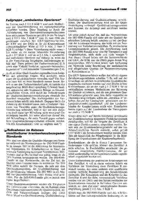 Vorschauseite 4: Welche haftungsrechtlichen Konsequenzen ergeben sich aus der Teilnahme bzw. Nichtteilnahme an qualitätssichernden Maßnahmen im Krankenhaus?