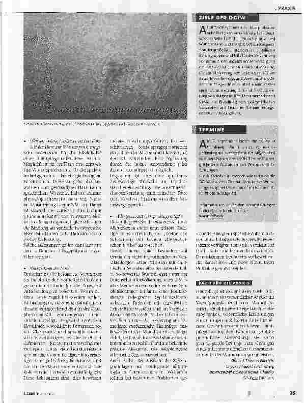 Vorschauseite 2: Hautpflege bei chronischen Wunden