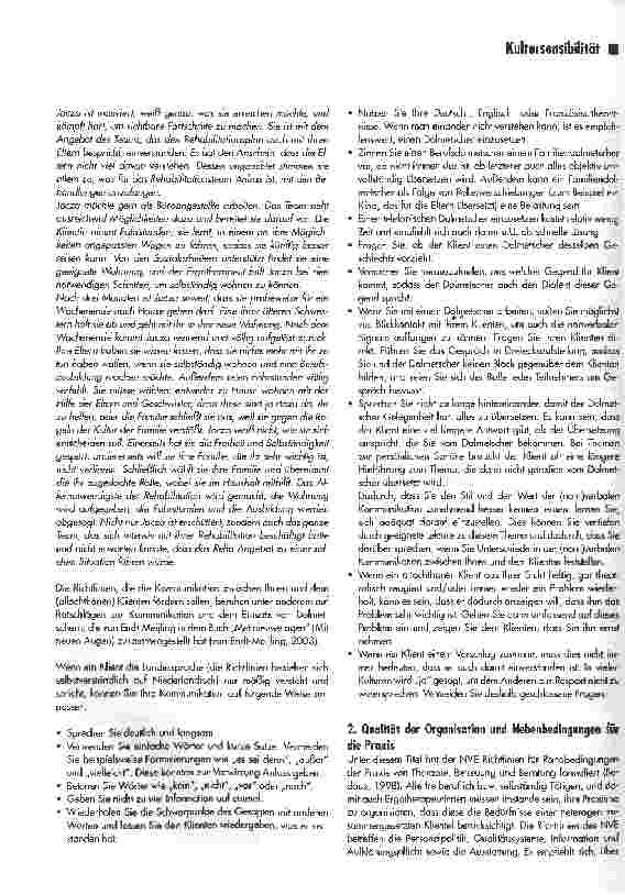 Vorschauseite 5: Wenn man einander nicht versteht, sind qualitativ gute Therapie und Betreuung nicht möglich