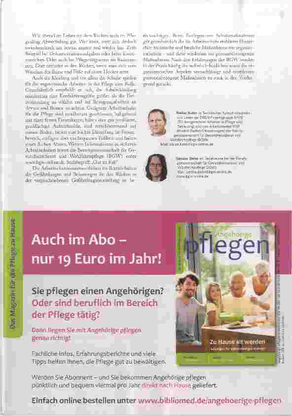 Vorschauseite 4: Rückengesund durch den Pflegealltag
