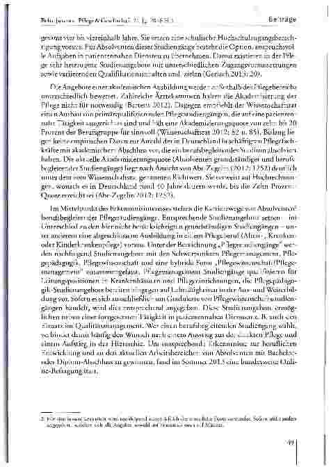 Vorschauseite 3: Karrierewege von Pflegeakademikern