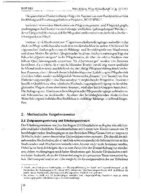 Vorschauseite 4: Karrierewege von Pflegeakademikern
