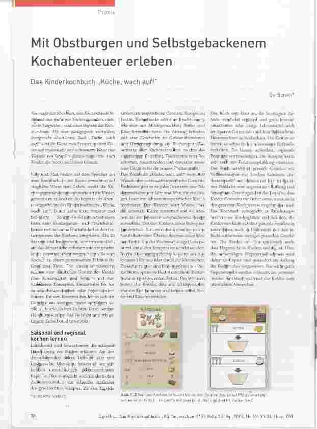 Vorschauseite 1: Mit Obstburgen und Selbstgebackenem Kochabenteuer erleben