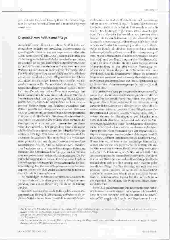 Vorschauseite 2: A Promise of Nursing Power?! Berufspoiitik- (k)ein Thema für die berufliche Pflege?