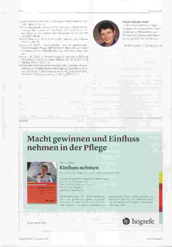 Vorschauseite 6: A Promise of Nursing Power?! Berufspoiitik- (k)ein Thema für die berufliche Pflege?