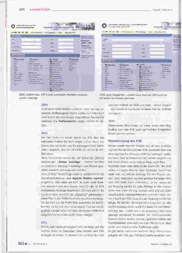 Vorschauseite 6: 20 Jahre Karlsruher virtueller Katalog (KVK)