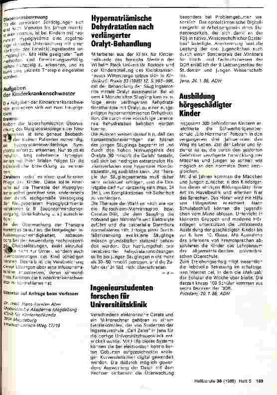 Vorschauseite 3: Die Hypoglycämie bei Neugeborenen