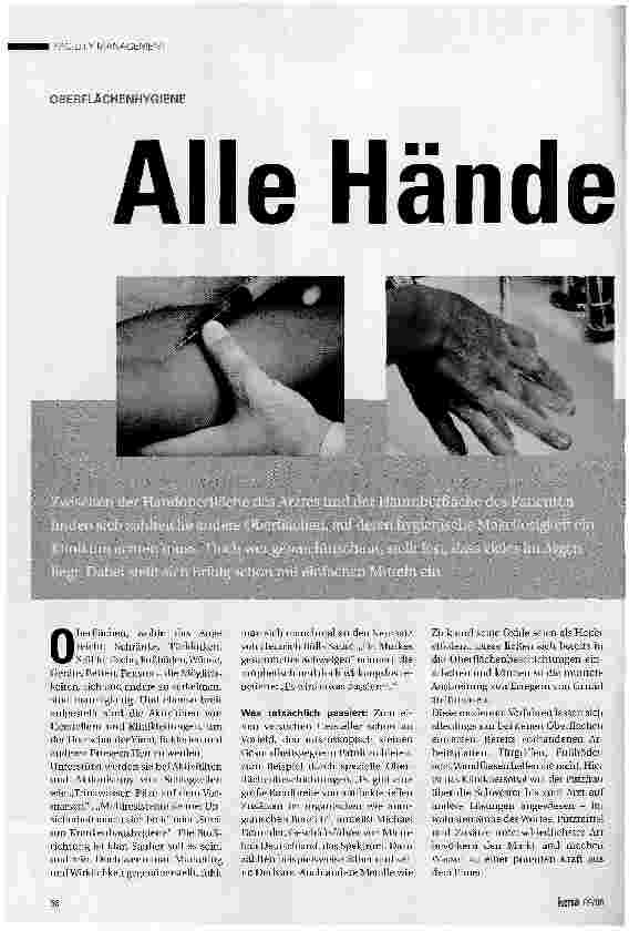 Vorschauseite 1: Alle Hände voll zu tun