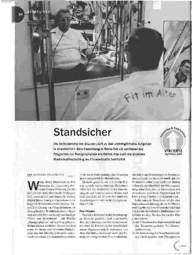 Vorschauseite 1: Standsicher