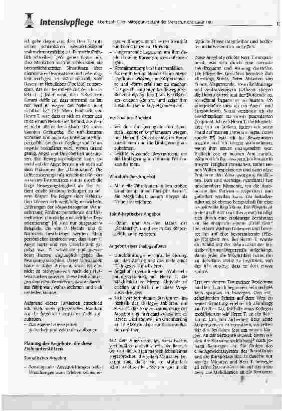 Vorschauseite 3: Im Mittelpunkt steht der Mensch, nicht unser tun(frei nach Prof. Andreas Fröhlich)