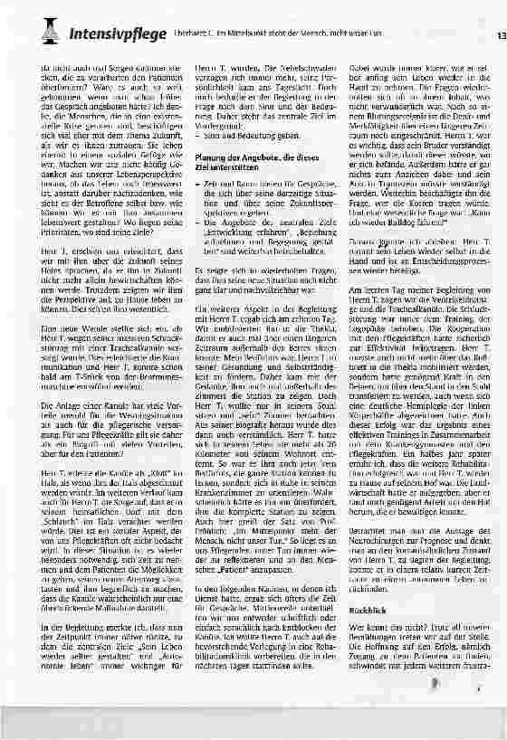 Vorschauseite 5: Im Mittelpunkt steht der Mensch, nicht unser tun(frei nach Prof. Andreas Fröhlich)