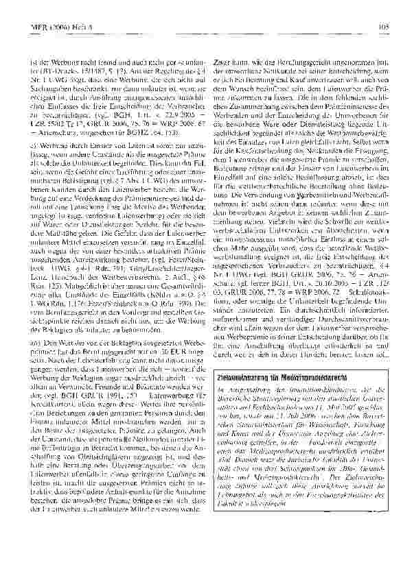 Vorschauseite 4: Kunden werben Kunden - Werbeprämien für Medizinprodukte sind unzulässig