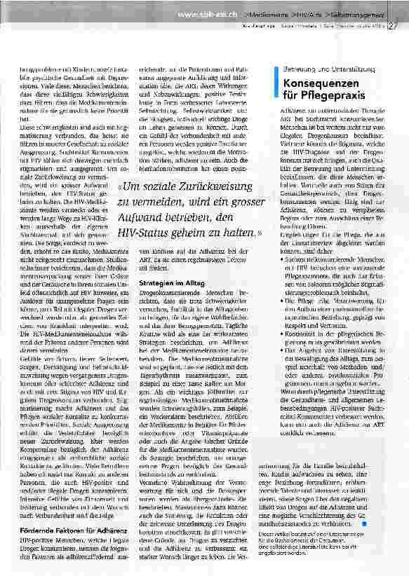 Vorschauseite 2: Strategien zur Verbesserung der Adhärenz