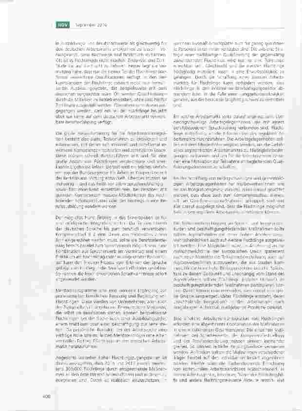 Vorschauseite 4: Arbeitsmarktintegration von Flüchtlingen: Wieso sie wichtig ist und wie sie gelingen kann