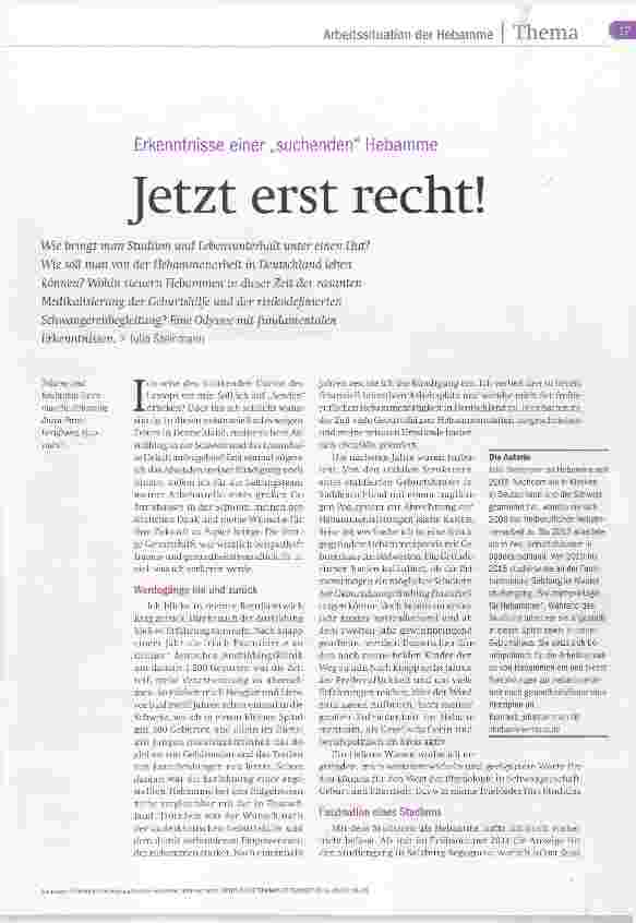 Vorschauseite 2: Jetzt erst recht!