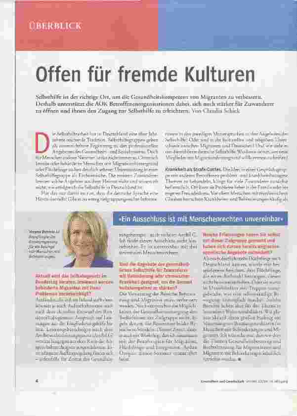 Vorschauseite 1: Offen für fremde Kulturen
