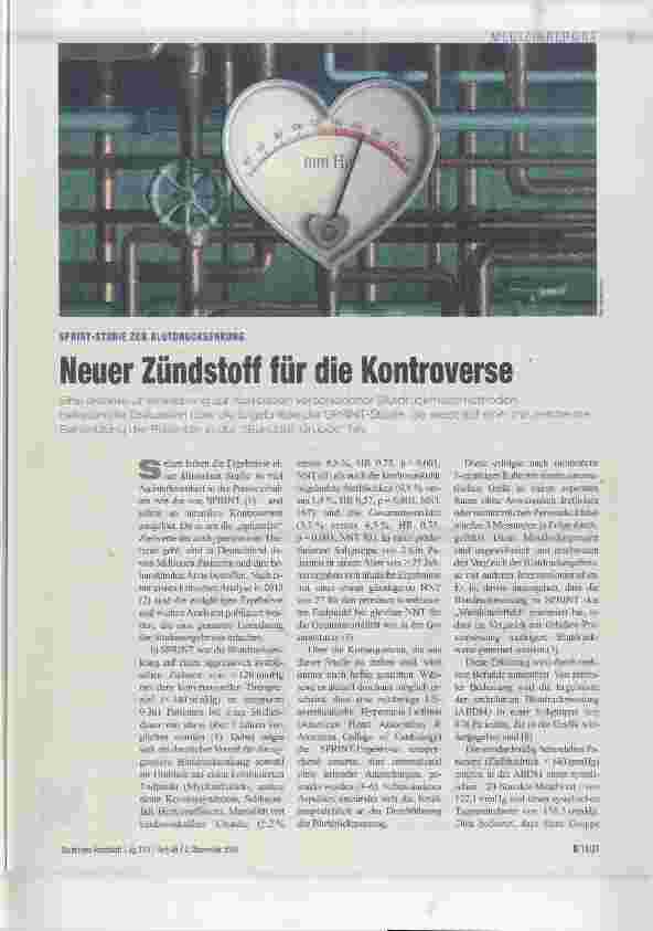 Vorschauseite 1: Neuer Zündstoff für die Kontroverse