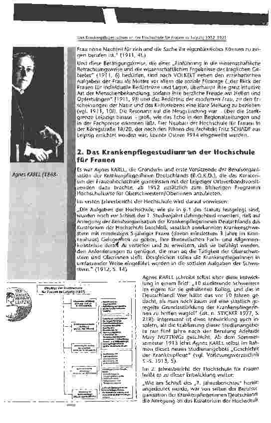 Vorschauseite 4: das Krankenhauspflegestudium an der Hochschule für Frauen zu Leipzig von 1912 bis 1921