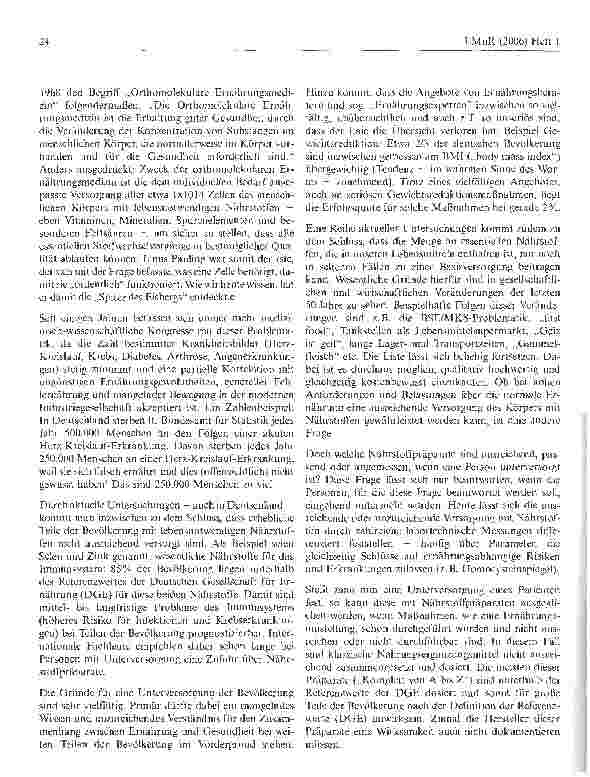 Vorschauseite 2: Sinn und Unsinn von Nährstoffpräparaten