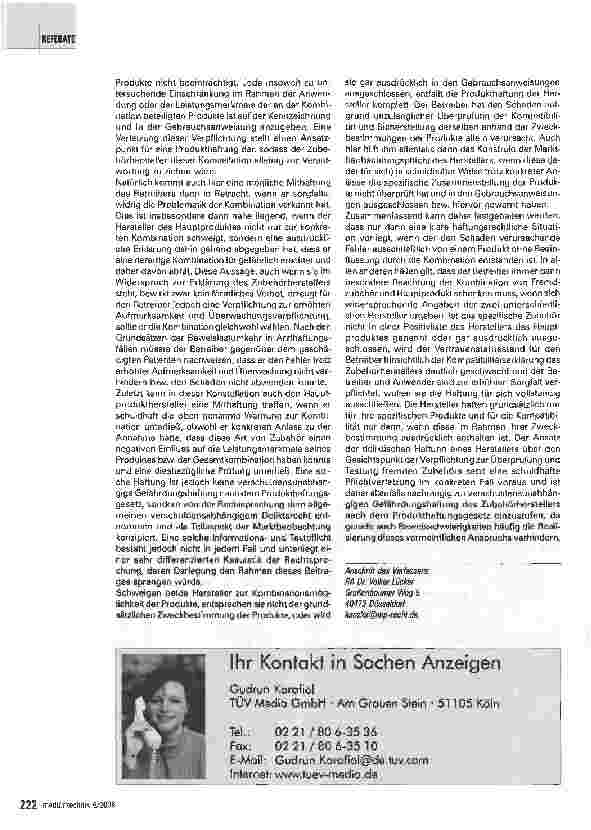 Vorschauseite 3: Kombination von Medizinprodukten mit Fremdzubehör