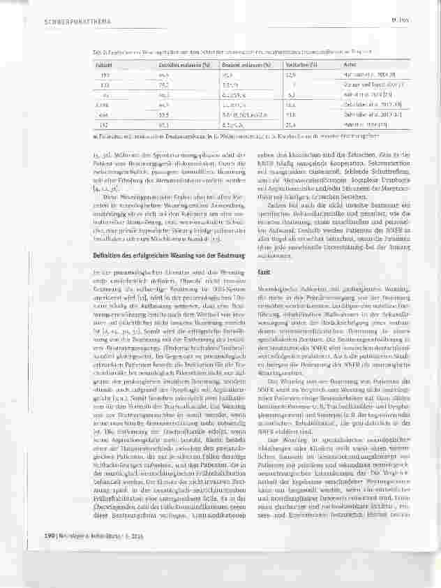 Vorschauseite 4: Beatmungsentwöhnung in der neurologisch-neurochirurgischen Frührehabilitation