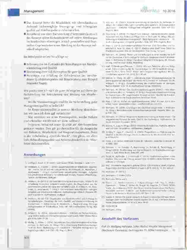 Vorschauseite 5: Kooperative Kundenorientierung Ein Weg zu mehr Qualität im Krankenhaus