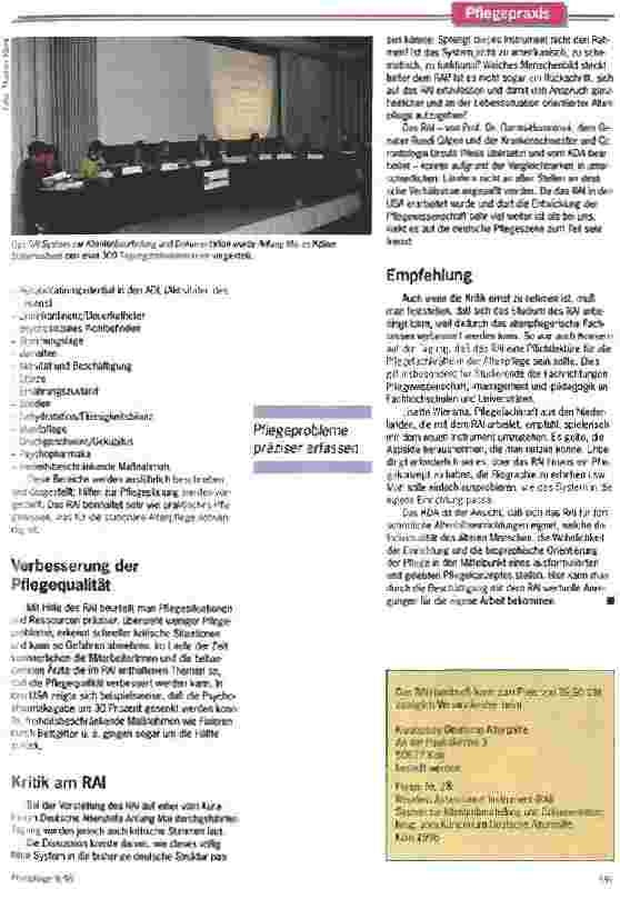 Vorschauseite 2: Pflichtlektüre für Pflegende