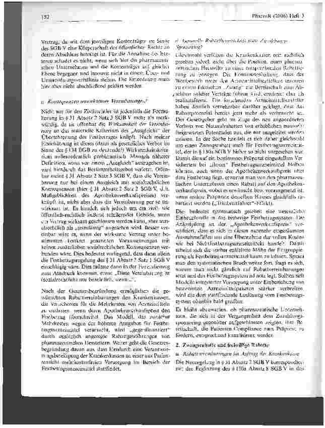 Vorschauseite 3: Entwurf eines Gesetzes zur Verbesserung der Wirtschaftlichkeit in der Arzneimittelversorgung (AVWG-E)