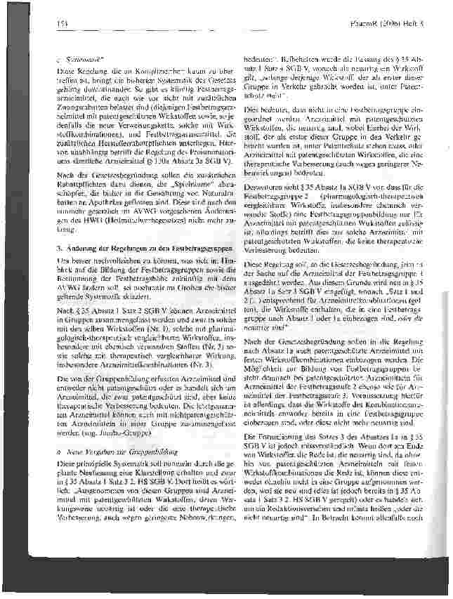 Vorschauseite 5: Entwurf eines Gesetzes zur Verbesserung der Wirtschaftlichkeit in der Arzneimittelversorgung (AVWG-E)