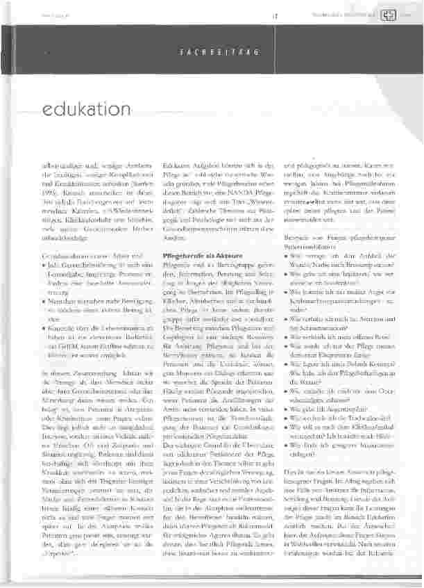Vorschauseite 2: Patienten-und Familienedukation in der Pflege