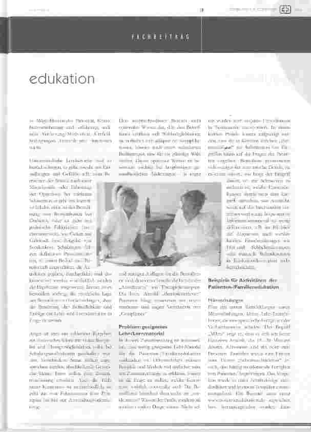 Vorschauseite 4: Patienten-und Familienedukation in der Pflege