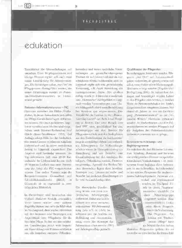 Vorschauseite 5: Patienten-und Familienedukation in der Pflege