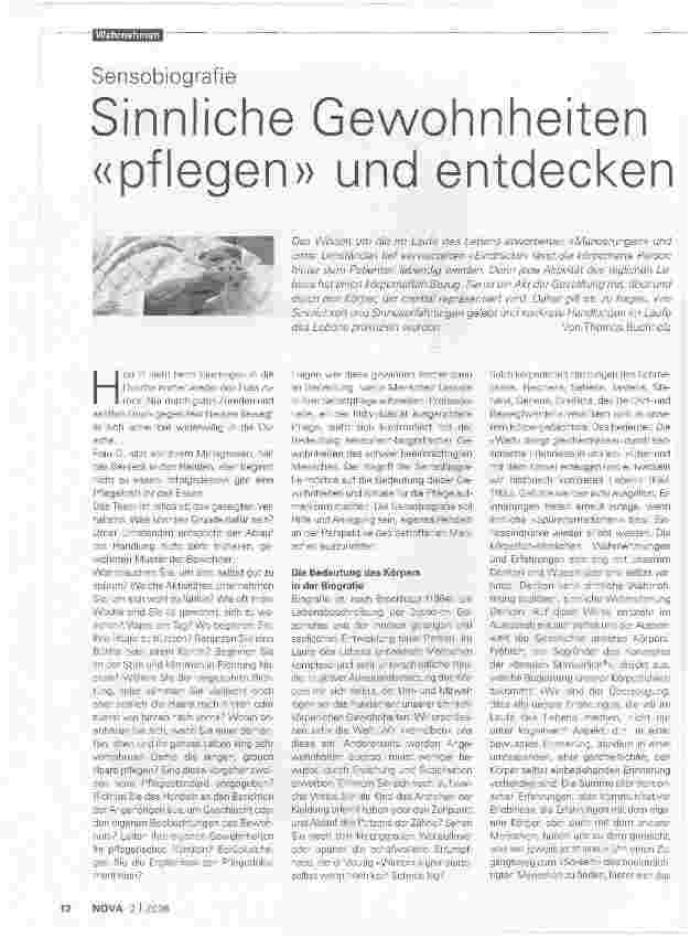 Vorschauseite 1: Sinnliche Gewohnheiten pflegen und entdecken