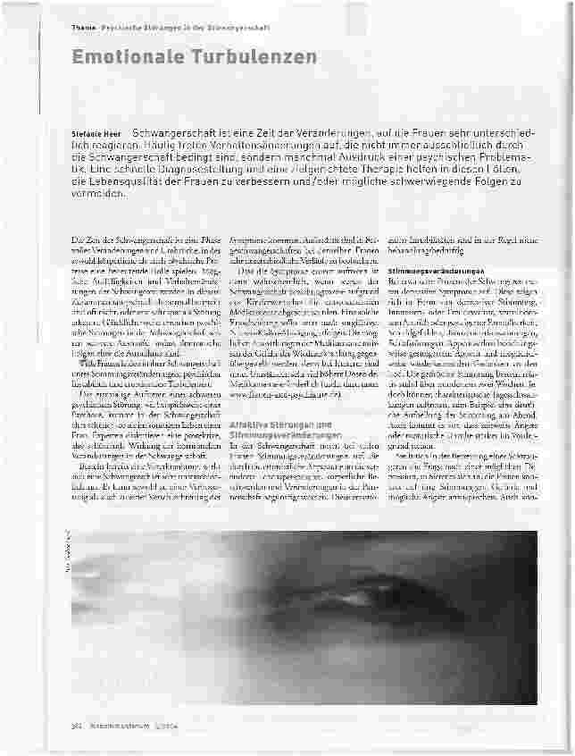 Vorschauseite 1: Emotionale Turbulenzen