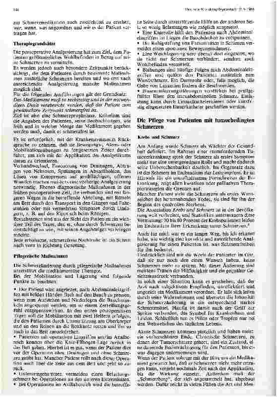 Vorschauseite 4: Schmerztherapie aus pflegerischer Sicht