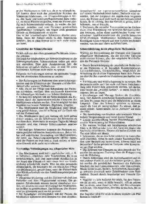 Vorschauseite 5: Schmerztherapie aus pflegerischer Sicht