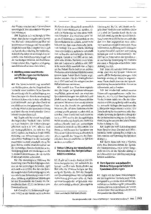 Vorschauseite 4: Verfahren zur Rückverfolgung (Look Back) (gemäß §19 Transfusionsgesetz)
