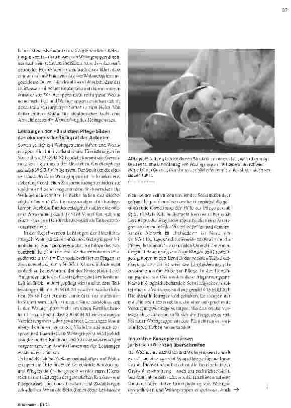 Vorschauseite 2: Neue Wohnformen verlangen neue Gesetze
