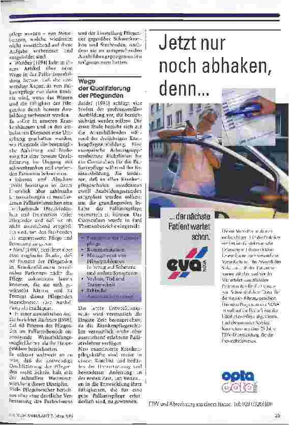 Vorschauseite 2: Qulifizierung von Pflegenden in Palliative Care