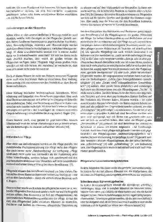 Vorschauseite 5: Umgang mit Stimmen hörenden Menschen in der Psychiatrie