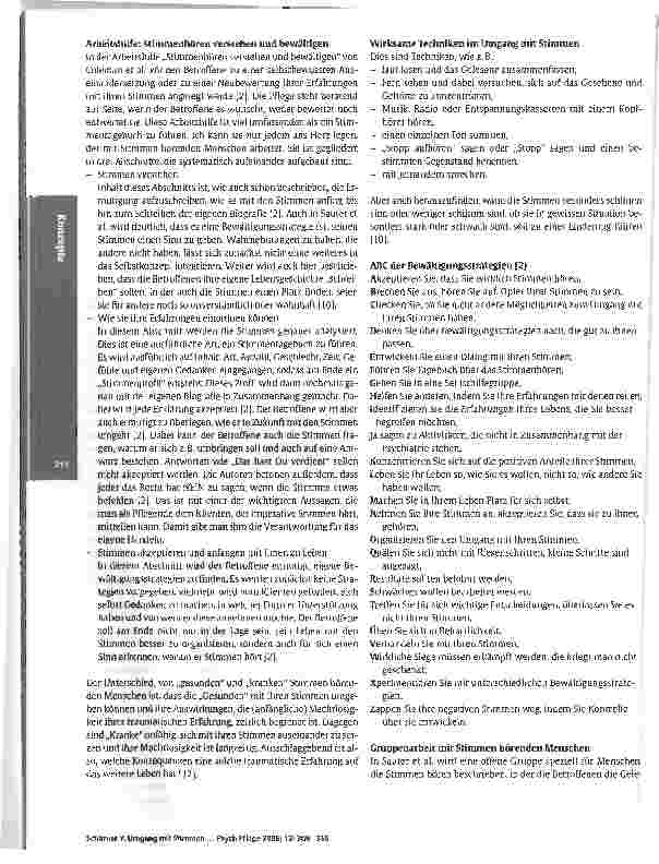 Vorschauseite 6: Umgang mit Stimmen hörenden Menschen in der Psychiatrie