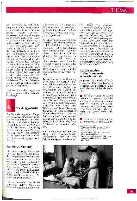Vorschauseite 6: Entwicklung eines Pflegeleitbildes innerhalb der Schwesternschaft des Ev. Diakonievereins e. V.