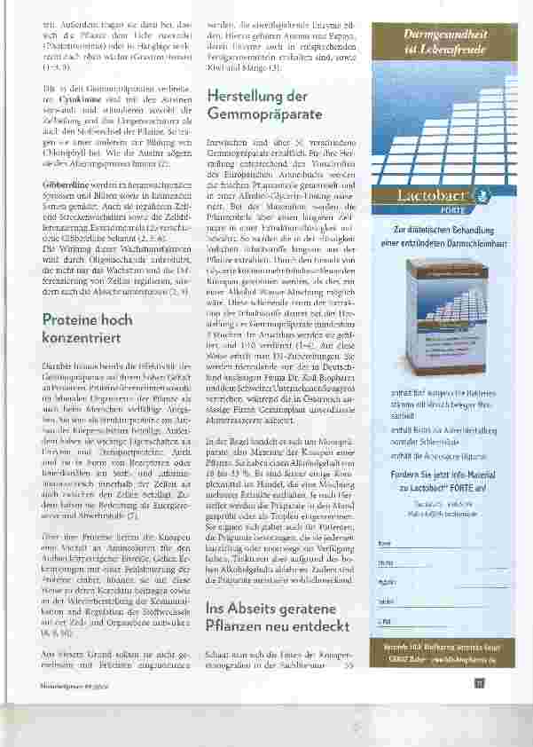 Vorschauseite 2: Pflanzenknospen und ihr therapeutisches Potenzial