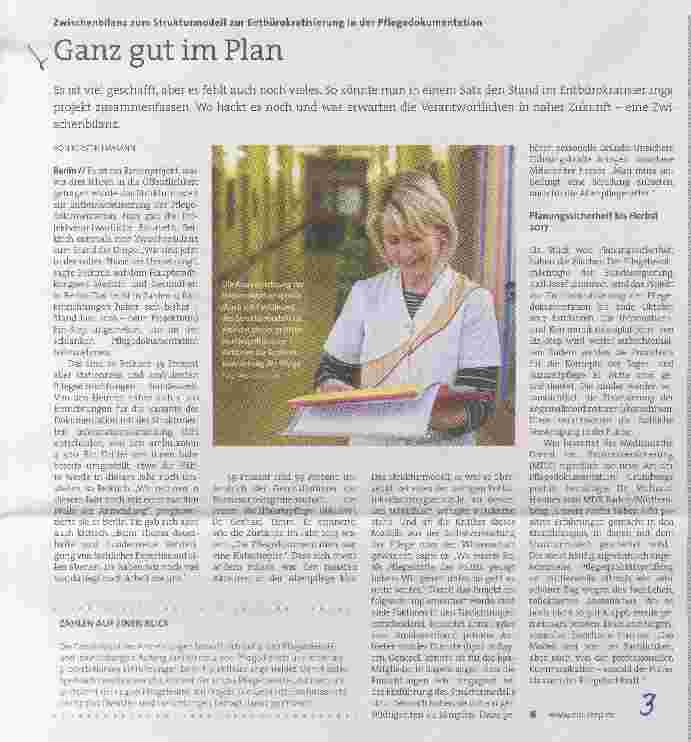 Vorschauseite 1: Ganz gut im Plan